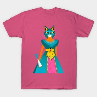 Elegant Cat Lady T-Shirt